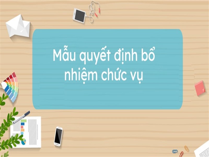 Mẫu quyết định bổ nhiệm