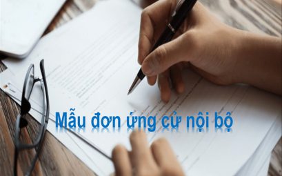 Mẫu đơn ứng cử nội bộ