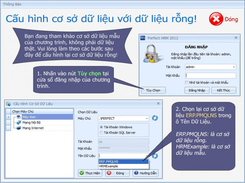 Phần mềm quản lý nhân sự HRM 2012