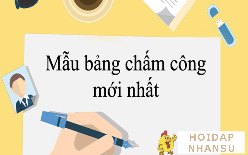 Bảng chấm công cho nhân viên