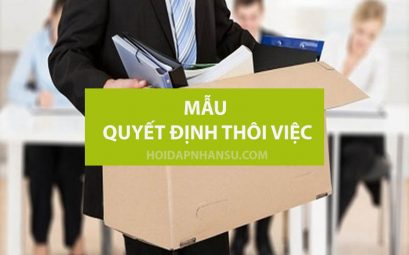 quyết định thoi việc